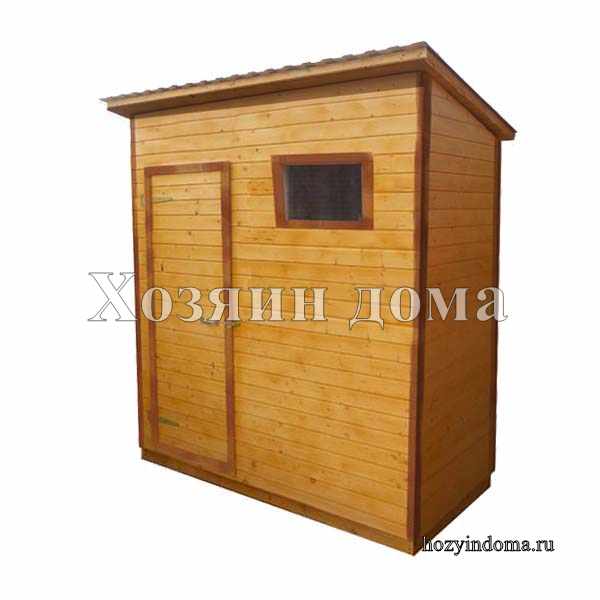 хозблок деревянный односекционный