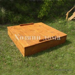 песочница с крышкой