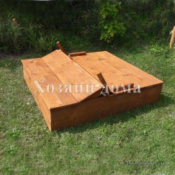 песочница с крышкой