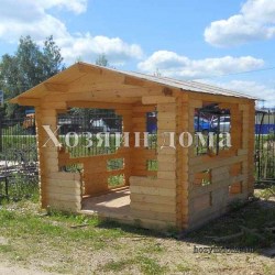 Беседка из минибруса 