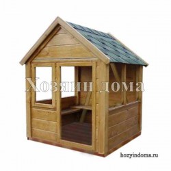 детский игровой домик из дерева