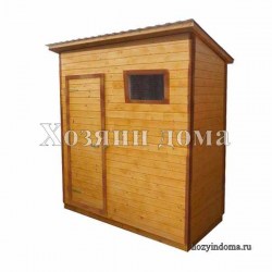 хозблок деревянный односекционный