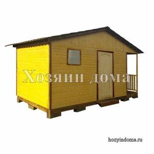 Хозблок с дровником