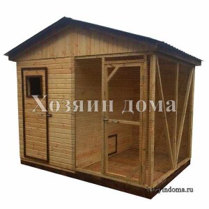 Курятник зимний на 10 кур