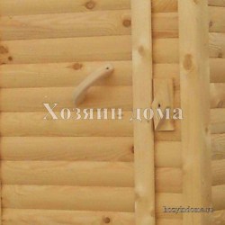 туалет из блок-хауса
