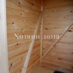 туалет из блок-хауса