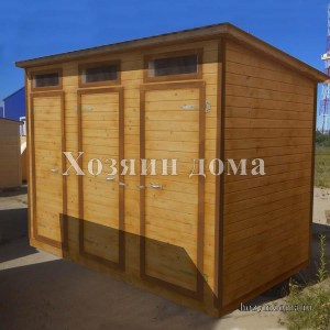 хозблок с туалетом и душем 